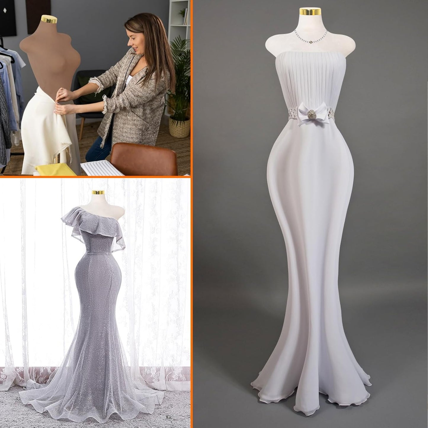 Sexy female mannequin-brown