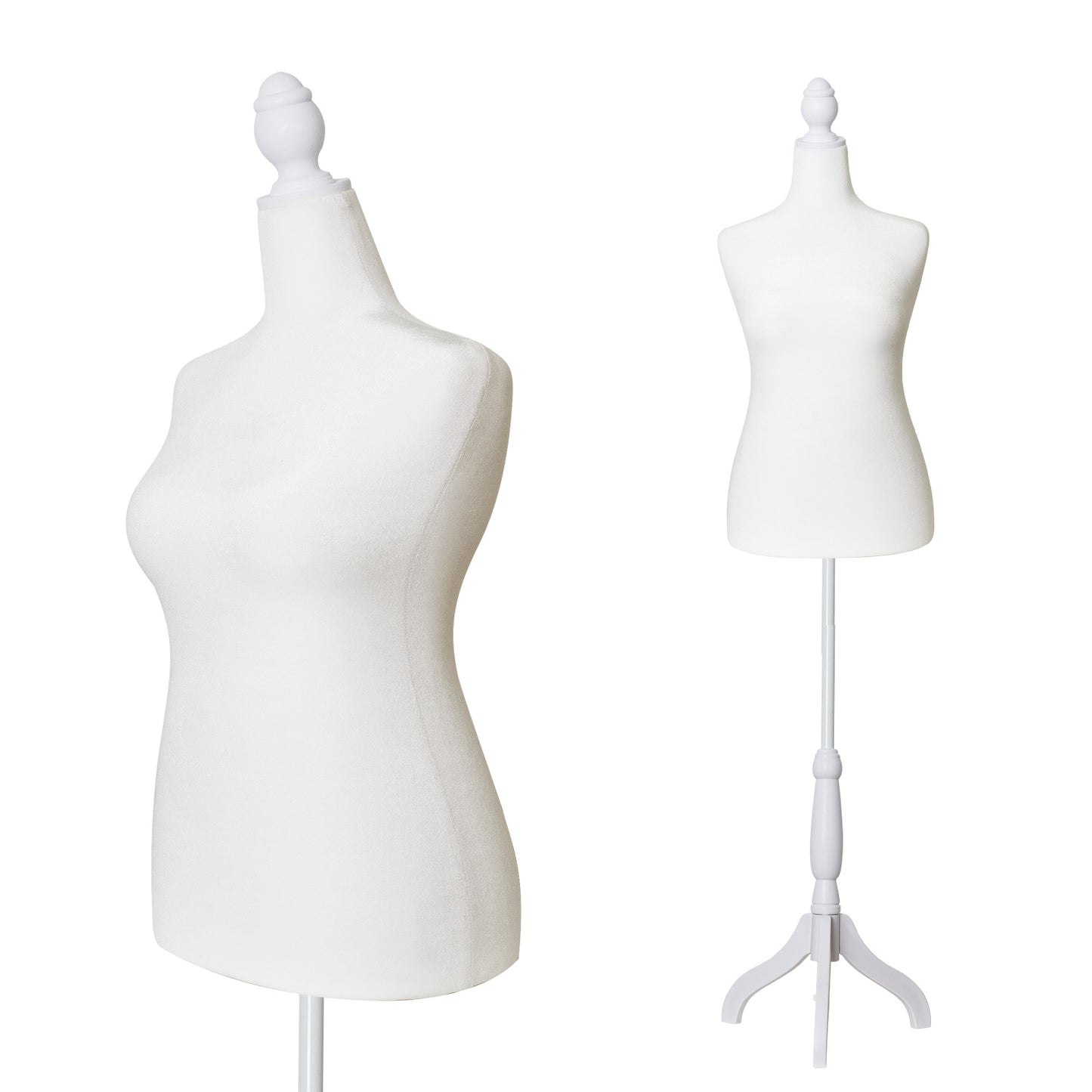 Plus size half-body foam sewing mannequin-beige