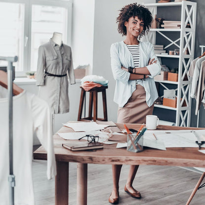 Large sized half body female model - metal base