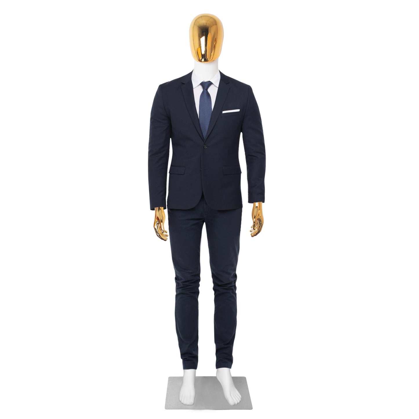 Gold male mannequin