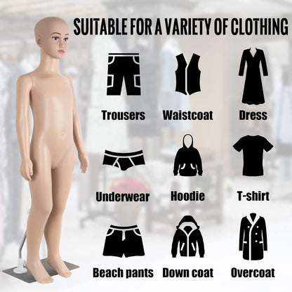 Full body models for children