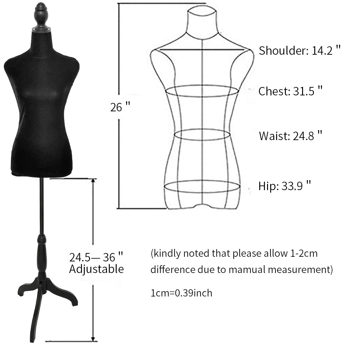 Sewing mannequin