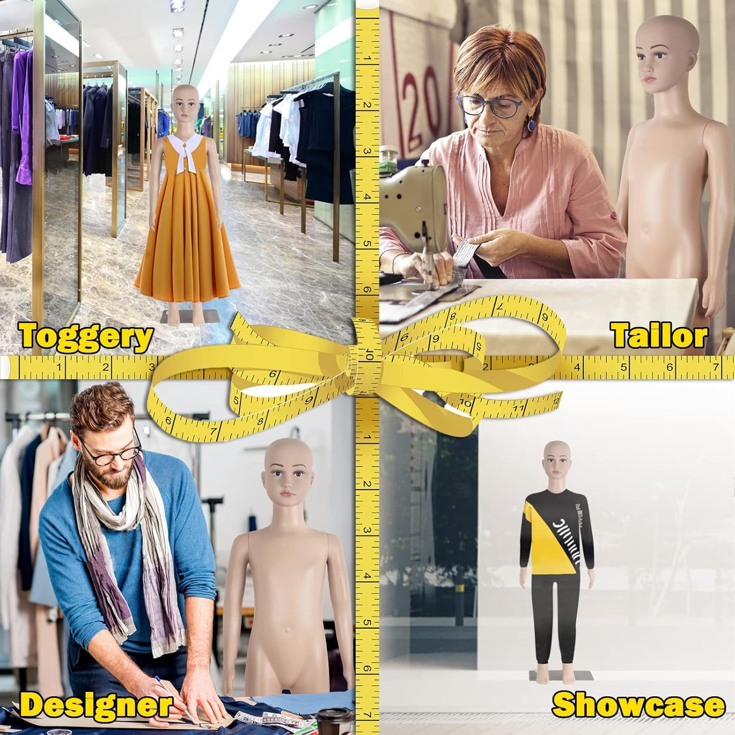 Full body models for children