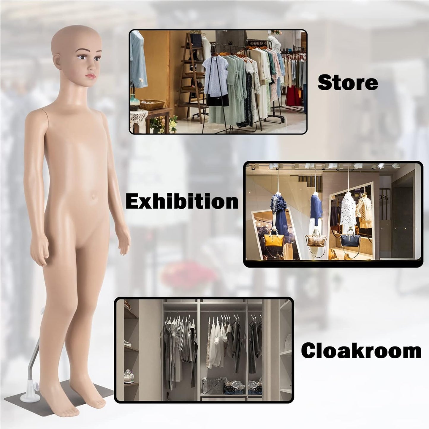 Full body models for children