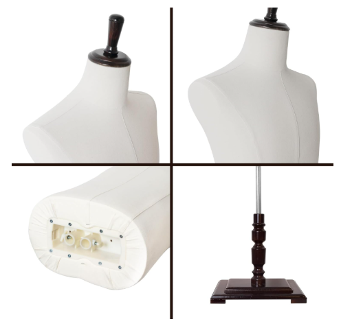 Adjustable half body male model