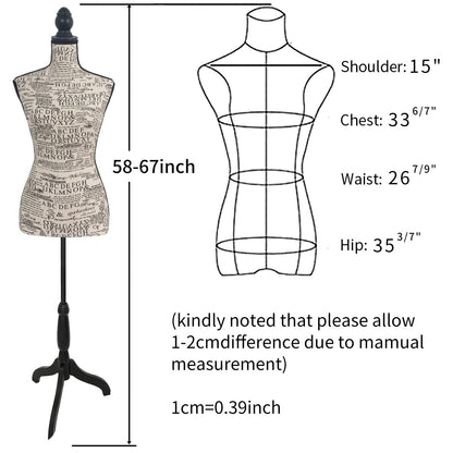 Sewing mannequin