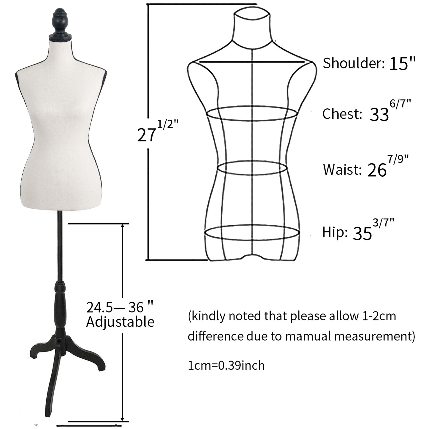 Sewing mannequin