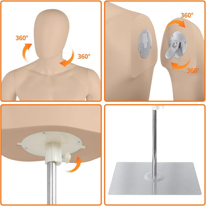Table setting male model