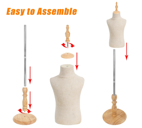 Half body child mannequin