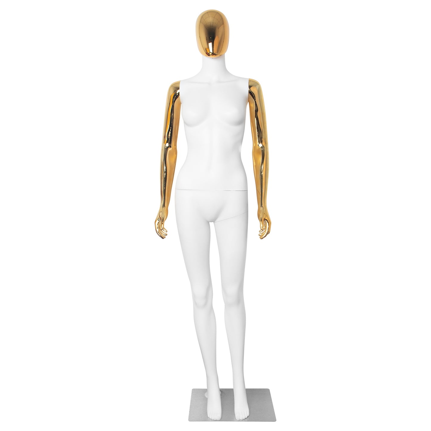 Gold female mannequin