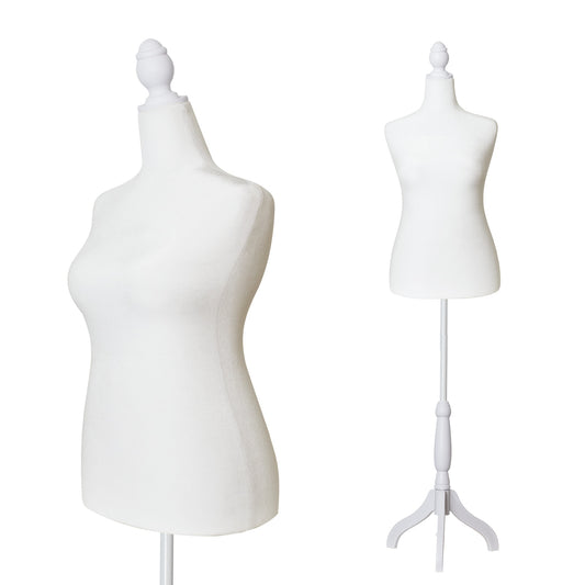 Plus size half-body foam sewing mannequin-beige