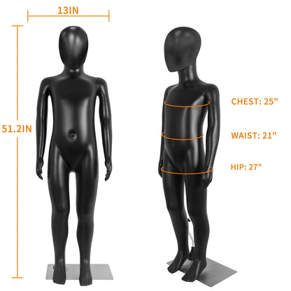 Black child full body mannequin
