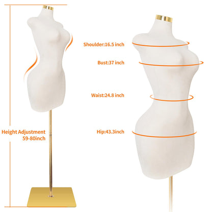 Sexy female mannequin-beige